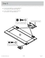 Предварительный просмотр 13 страницы Sauder 411615 Assembly Instructions Manual