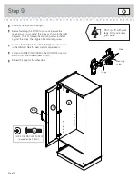 Предварительный просмотр 14 страницы Sauder 411802 Manual