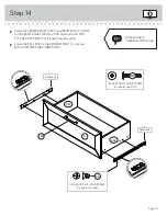 Предварительный просмотр 19 страницы Sauder 411802 Manual