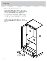 Предварительный просмотр 20 страницы Sauder 411802 Manual