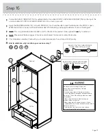 Предварительный просмотр 21 страницы Sauder 411802 Manual