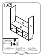 Предварительный просмотр 16 страницы Sauder 411904 Assembly Instructions Manual