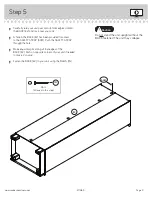 Предварительный просмотр 9 страницы Sauder 411985 Manual