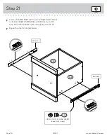 Предварительный просмотр 26 страницы Sauder 412267 Manual