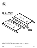 Предварительный просмотр 9 страницы Sauder 412301 Instruction Booklet