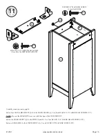 Предварительный просмотр 15 страницы Sauder 412301 Instruction Booklet