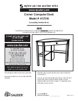 Preview for 1 page of Sauder 412314 Assembly Instructions Manual