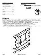 Preview for 2 page of Sauder 413044 Instruction Booklet