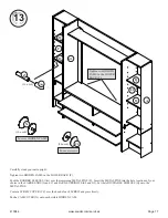 Preview for 17 page of Sauder 413044 Instruction Booklet