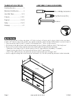 Предварительный просмотр 2 страницы Sauder 413045 Manual