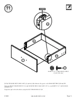 Предварительный просмотр 15 страницы Sauder 413045 Manual