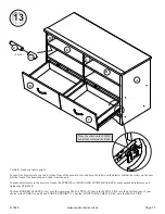 Предварительный просмотр 17 страницы Sauder 413045 Manual