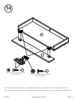 Предварительный просмотр 19 страницы Sauder 413072 Manual