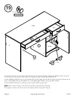 Предварительный просмотр 24 страницы Sauder 413072 Manual