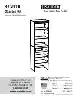 Предварительный просмотр 1 страницы Sauder 413118 Instruction Booklet