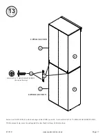 Предварительный просмотр 17 страницы Sauder 413118 Instruction Booklet