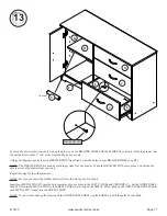 Предварительный просмотр 17 страницы Sauder 413123 Assembly