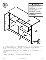 Предварительный просмотр 18 страницы Sauder 413123 Assembly