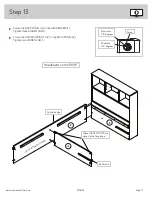 Предварительный просмотр 17 страницы Sauder 413852 Manual