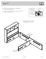 Предварительный просмотр 21 страницы Sauder 413852 Manual