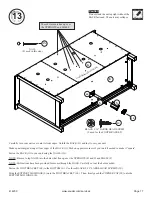 Preview for 17 page of Sauder 414239 Instruction Booklet