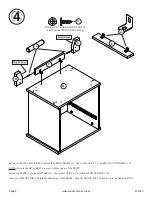 Предварительный просмотр 8 страницы Sauder 414259 Assembly Instructions Manual