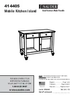 Preview for 1 page of Sauder 414405 Instruction Booklet