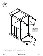 Preview for 17 page of Sauder 414405 Instruction Booklet