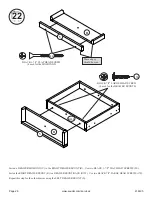 Preview for 26 page of Sauder 414405 Instruction Booklet