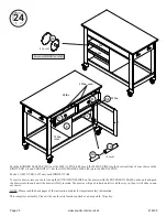 Preview for 28 page of Sauder 414405 Instruction Booklet