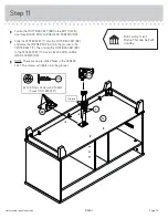 Предварительный просмотр 15 страницы Sauder 414802 Installation Manual