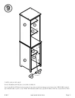 Предварительный просмотр 13 страницы Sauder 414817 Manual