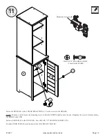 Предварительный просмотр 15 страницы Sauder 414817 Manual