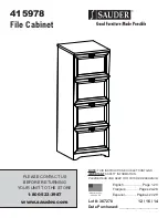 Sauder 415978 Manual предпросмотр