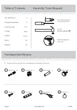 Предварительный просмотр 2 страницы Sauder 416819 Manual