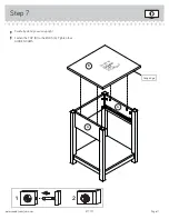 Предварительный просмотр 11 страницы Sauder 417771 Assembly Manual