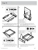 Предварительный просмотр 17 страницы Sauder 418213 Assembly Manual