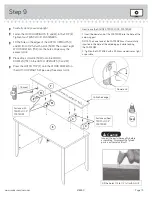 Предварительный просмотр 13 страницы Sauder 418269 Instruction Booklet