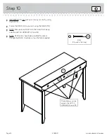 Предварительный просмотр 14 страницы Sauder 418269 Instruction Booklet