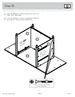 Предварительный просмотр 15 страницы Sauder 418795 Assembly Instructions Manual