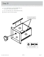 Предварительный просмотр 27 страницы Sauder 418795 Assembly Instructions Manual