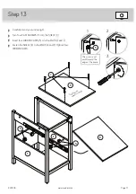 Предварительный просмотр 17 страницы Sauder 420203 Instruction Booklet