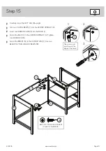 Предварительный просмотр 19 страницы Sauder 420203 Instruction Booklet