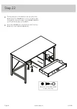 Предварительный просмотр 26 страницы Sauder 420203 Instruction Booklet