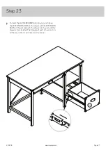 Предварительный просмотр 27 страницы Sauder 420203 Instruction Booklet