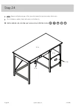 Предварительный просмотр 28 страницы Sauder 420203 Instruction Booklet