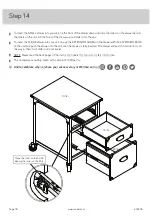 Предварительный просмотр 18 страницы Sauder 420406 Instruction Booklet