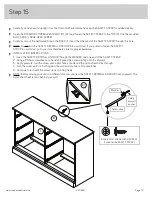 Предварительный просмотр 19 страницы Sauder 420449 Instruction Booklet