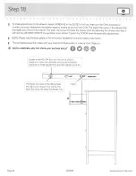 Preview for 22 page of Sauder 420566 Instruction Booklet