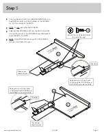 Предварительный просмотр 9 страницы Sauder 420567 Instruction Booklet